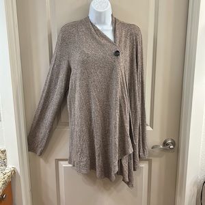 Single Button Wrap Around Cardigan